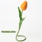 20 Pcs Orange Tulips Artificial Flowers Real Touch Fake Tulips Fake Flowers for Mother's Day 13.5 2"D x 7"W x 13.5"H
